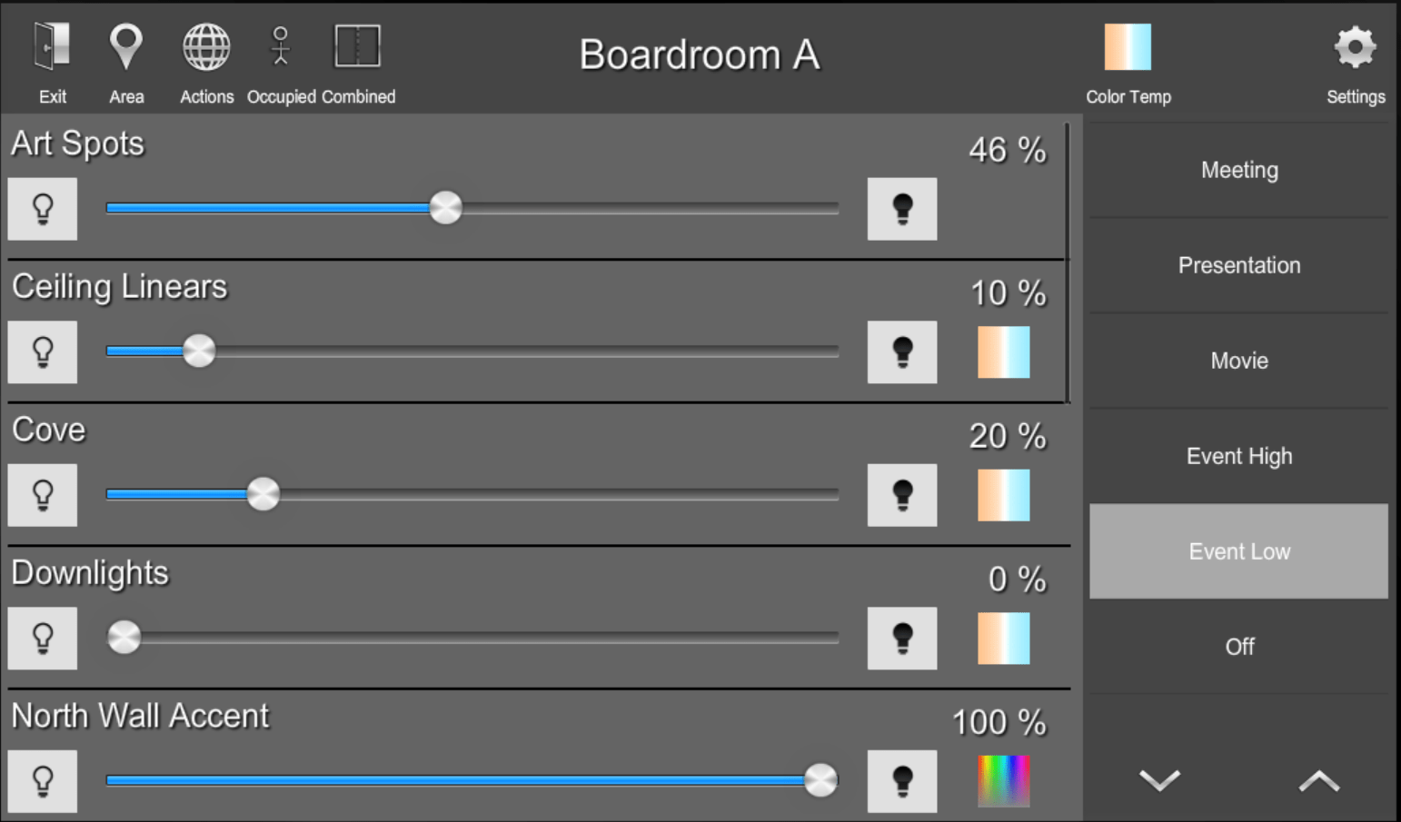 Controls | ShowRunner | Crestron Programming