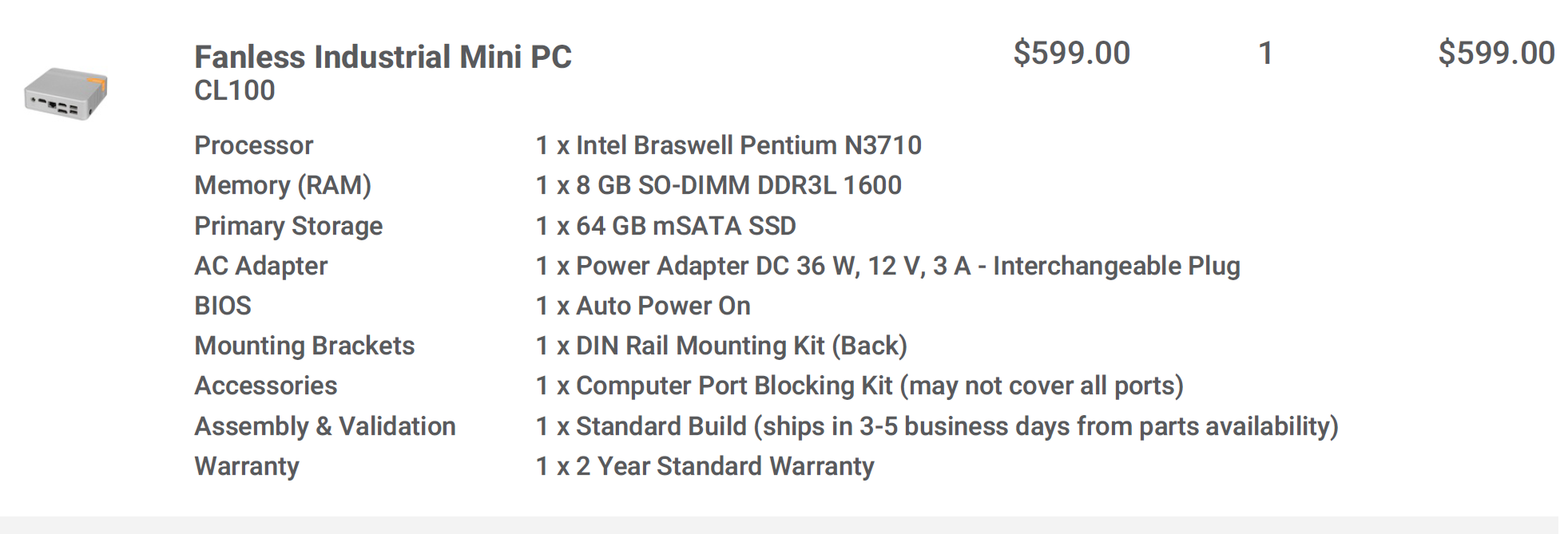 OnLogicSpecs