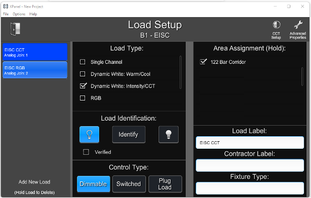 Load Setup (3) - Alt