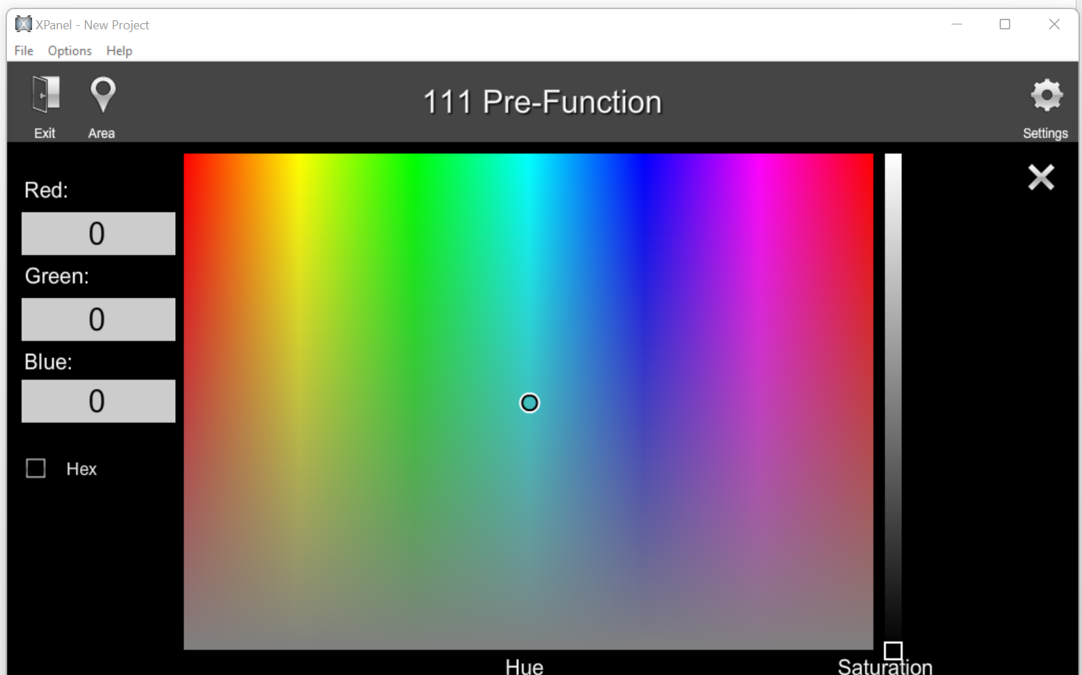 DMX RGB UI