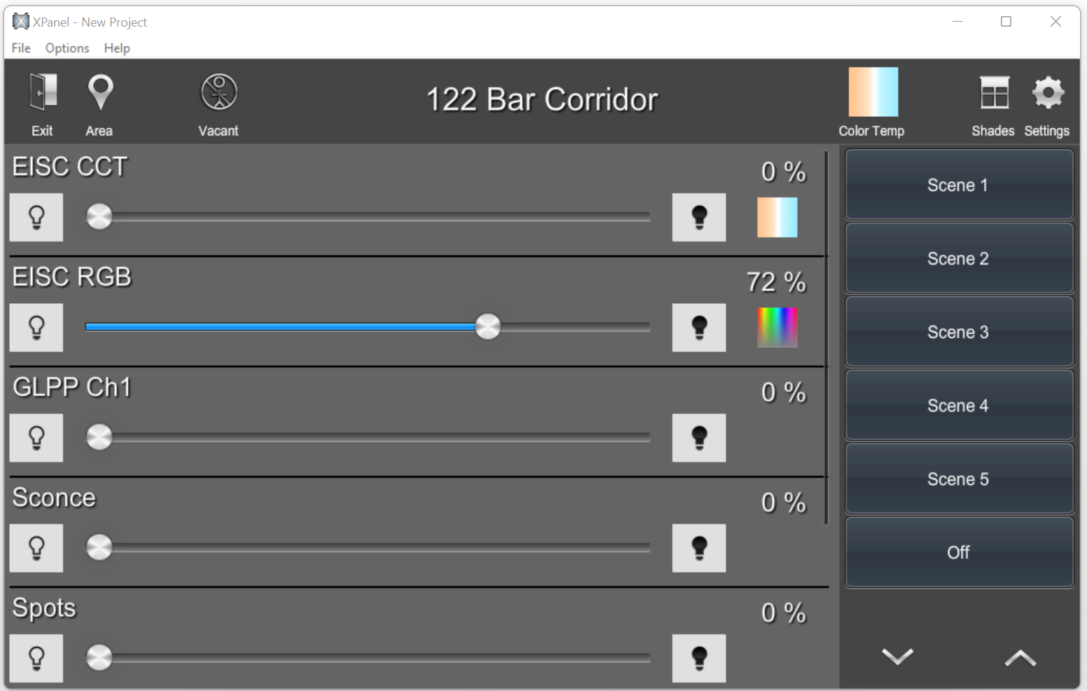 DMX RGB load